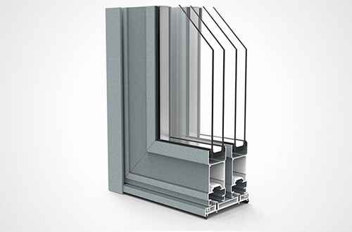 Porte coulissante guillotine en aluminium / Porte coulissante aluminium, GDM105