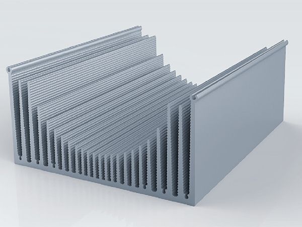 Dissipateur thermique en aluminium 100x100x30mm